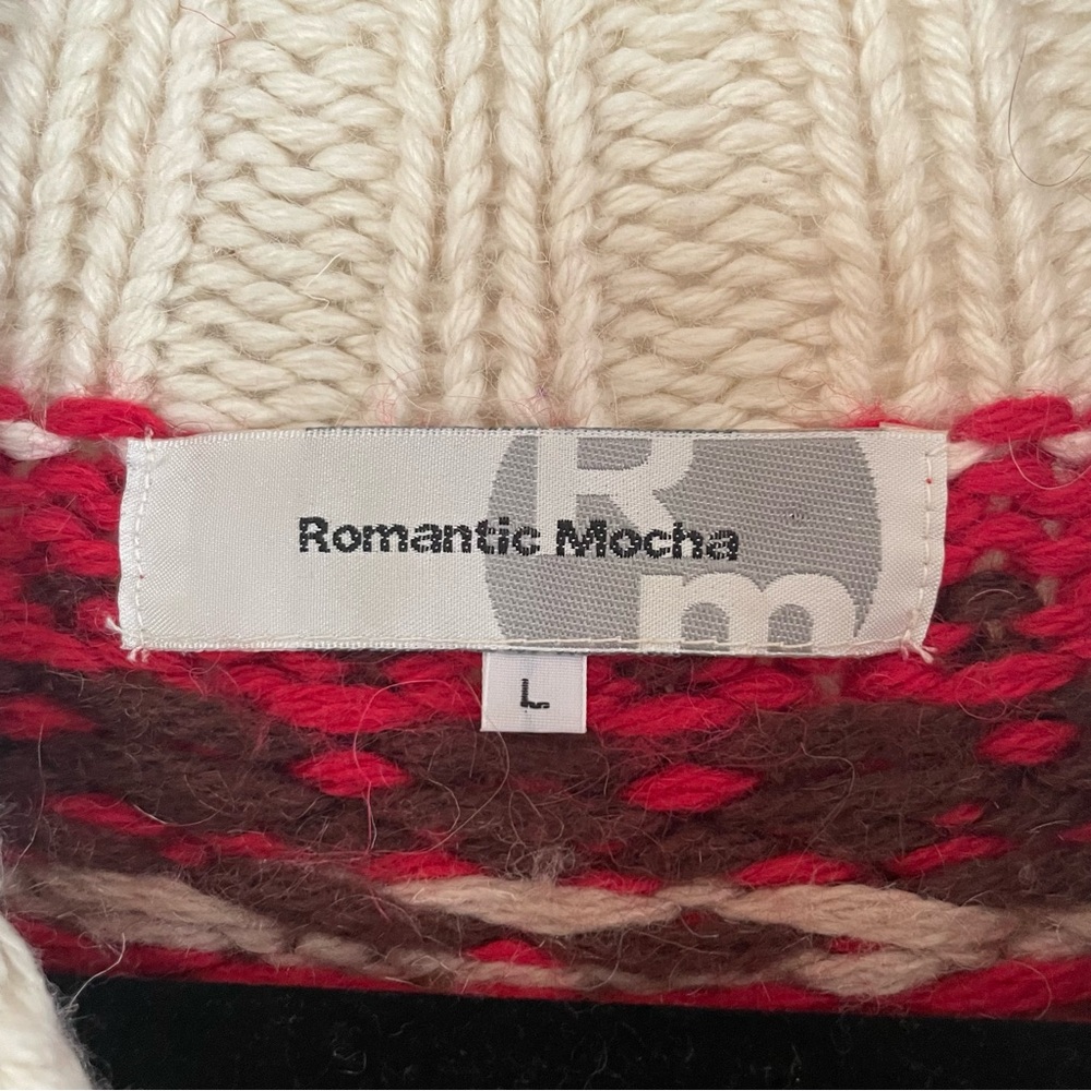 Vintage fair isle button up sweater from Japan - Picture 8 of 8